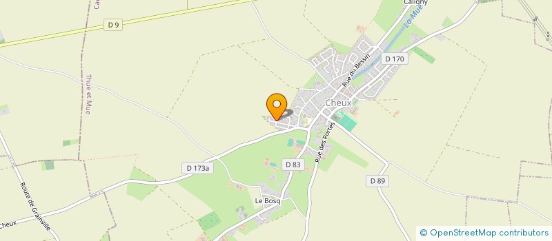 localisation de l'entreprise MONSIEUR ALEXIS BESNARD à THUE ET MUE