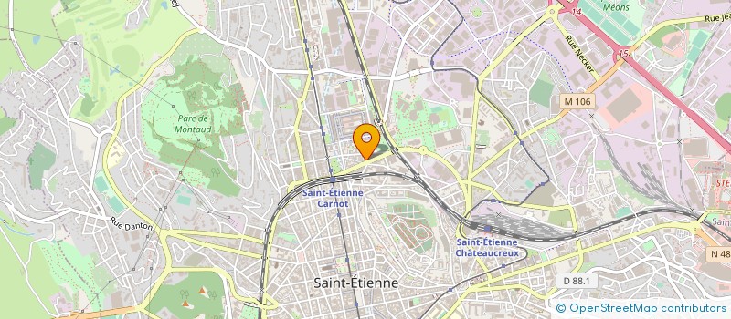 localisation de l'entreprise MONSIEUR ALEXIS BESSETTE à SAINT-ETIENNE
