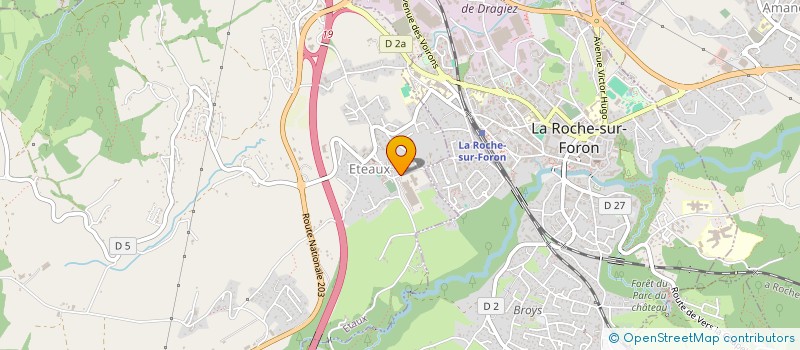 localisation de l'entreprise MONSIEUR ALEXIS BETEND  ETAUX