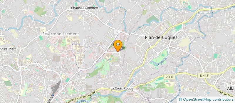 localisation de l'entreprise MONSIEUR ALEXIS BIALAS à MARSEILLE