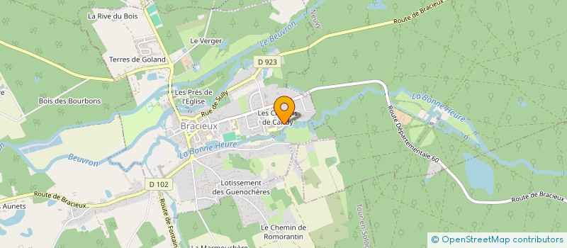 localisation de l'entreprise MONSIEUR ALEXIS BILLION  BRACIEUX