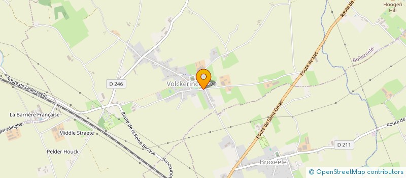 localisation de l'entreprise MONSIEUR ALEXIS BISCARAS à VOLCKERINCKHOVE