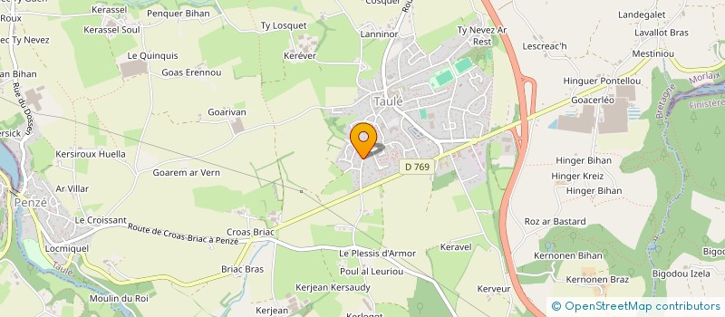 localisation de l'entreprise MONSIEUR ALEXIS BISCAY  TAULE