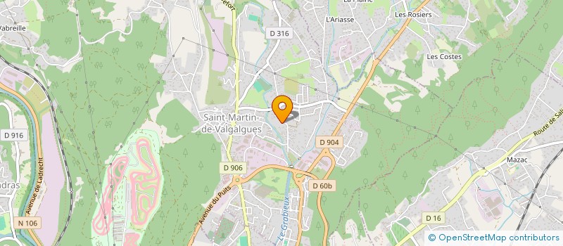 localisation de l'entreprise MONSIEUR ALEXIS BIZ  SAINT-JULIEN-LES-ROSIERS