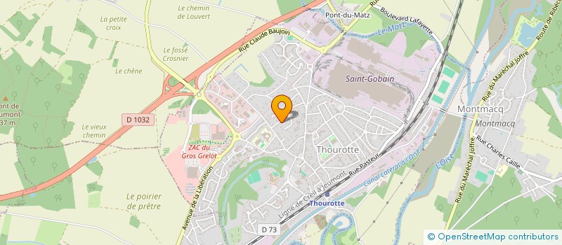localisation de l'entreprise MONSIEUR ALEXIS BLETTNER à THOUROTTE