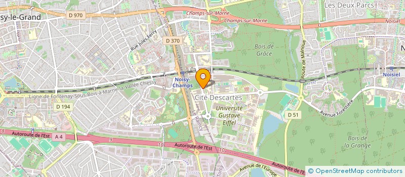 localisation de l'entreprise MONSIEUR ALEXIS BLIN  CHAMPS-SUR-MARNE