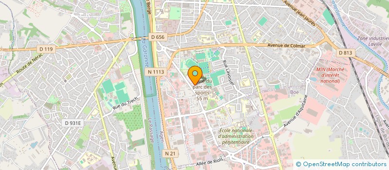 localisation de l'entreprise MONSIEUR ALEXIS BLOT  AGEN