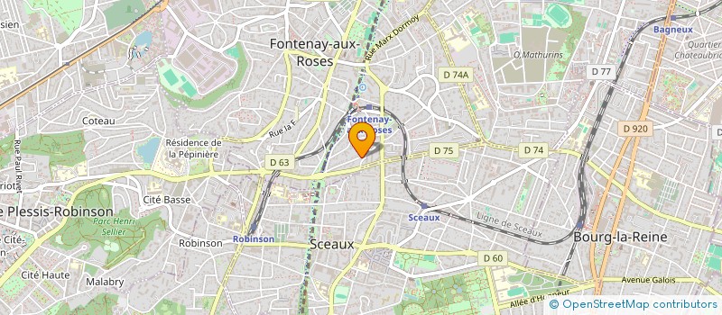 localisation de l'entreprise MONSIEUR ALEXIS BLUMBERG à FONTENAY-AUX-ROSES