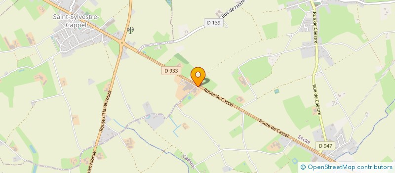 localisation de l'entreprise MONSIEUR ALEXIS BODELE  SAINT-SYLVESTRE-CAPPEL