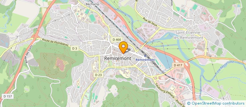 localisation de l'entreprise MONSIEUR ALEXIS BOILEAU à REMIREMONT