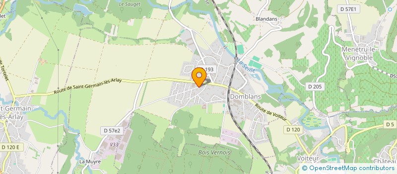 localisation de l'entreprise MONSIEUR ALEXIS BOISSON HUGON  DOMBLANS