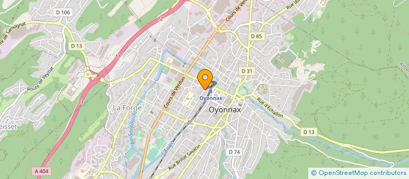 localisation de l'entreprise MONSIEUR ALEXIS BOLLE à OYONNAX