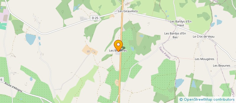 localisation de l'entreprise MONSIEUR ALEXIS BONDON  SAINT-PALAIS