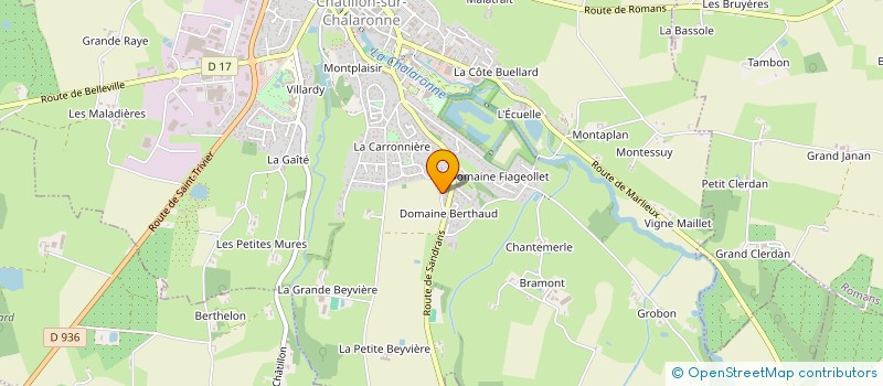 localisation de l'entreprise MONSIEUR ALEXIS BONNAMOUR  CHATILLON-SUR-CHALARONNE