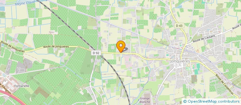 localisation de l'entreprise MONSIEUR ALEXIS BONNARDEL  JONQUIERES