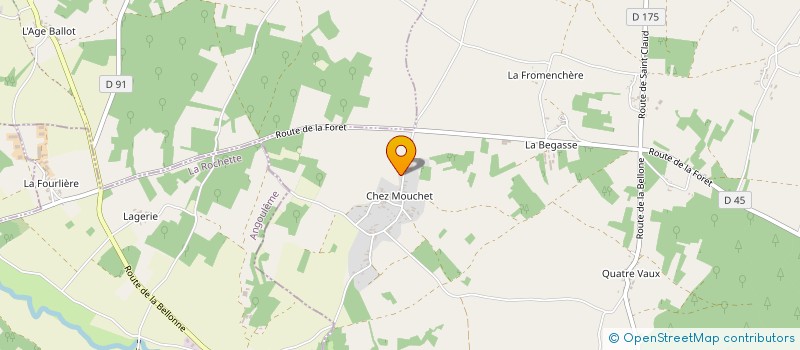 localisation de l'entreprise MONSIEUR ALEXIS BONNAUD à LES PINS