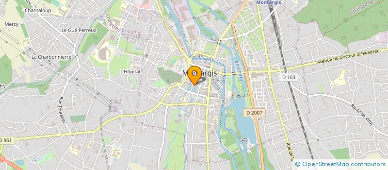 localisation de l'entreprise MONSIEUR ALEXIS BONNET à MONTARGIS