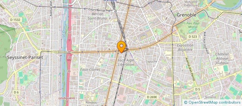 localisation de l'entreprise MONSIEUR ALEXIS BONNET à GRENOBLE