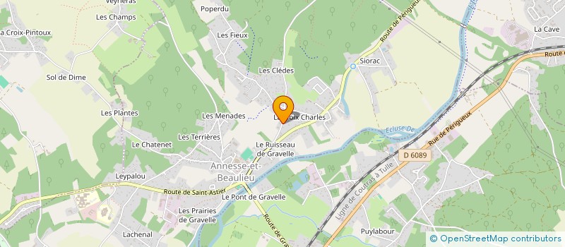 localisation de l'entreprise MONSIEUR ALEXIS BONNET  ANNESSE-ET-BEAULIEU