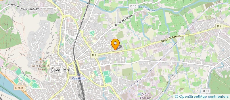 localisation de l'entreprise MONSIEUR ALEXIS BONNEYRAT  CAVAILLON