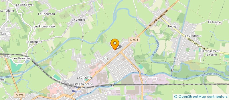 localisation de l'entreprise MONSIEUR ALEXIS BONNOT  DIGOIN