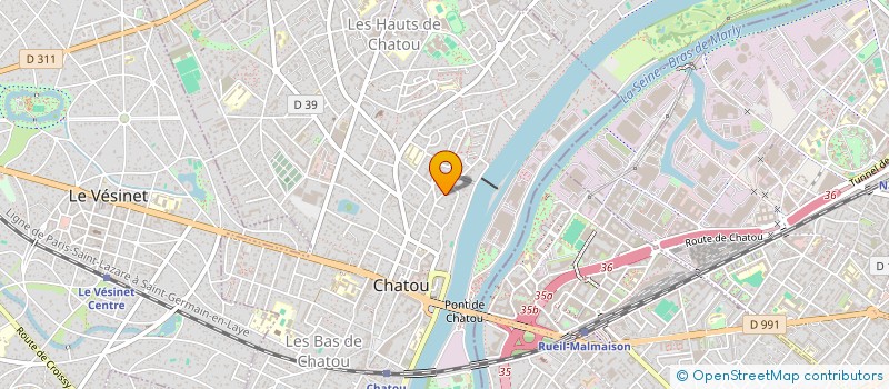 localisation de l'entreprise MONSIEUR ALEXIS BORDET  CHATOU