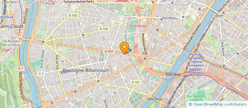 localisation de l'entreprise MONSIEUR ALEXIS BORGE à BOULOGNE-BILLANCOURT