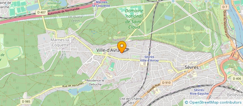 localisation de l'entreprise MONSIEUR ALEXIS BOUCHER à VILLE-D'AVRAY