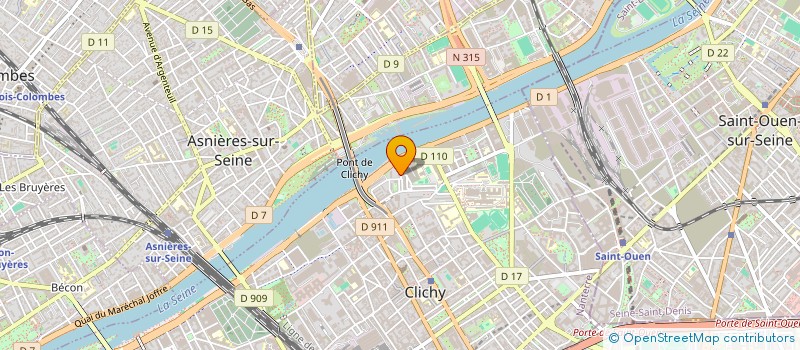 localisation de l'entreprise MONSIEUR ALEXIS BOUCHETTE-ACHOUR  CLICHY