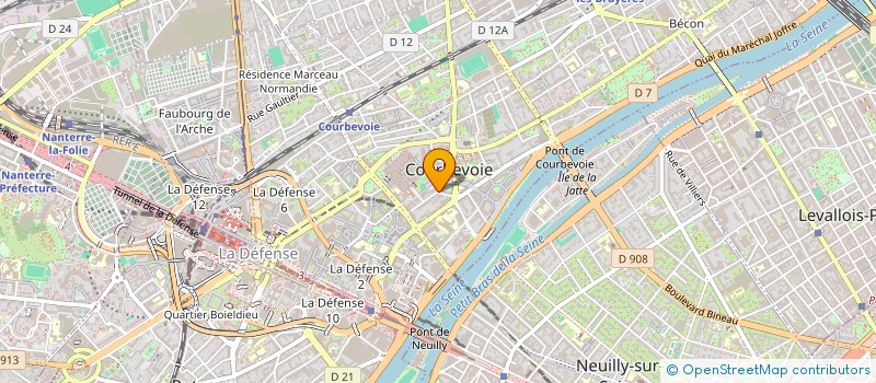 localisation de l'entreprise MONSIEUR ALEXIS BOUGEARD à COURBEVOIE