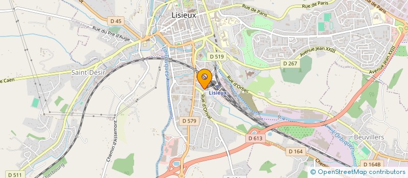 localisation de l'entreprise MONSIEUR ALEXIS BOUHANS à LISIEUX
