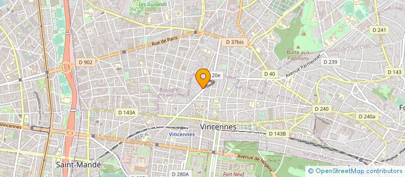 localisation de l'entreprise MONSIEUR ALEXIS BOUKRIS à VINCENNES