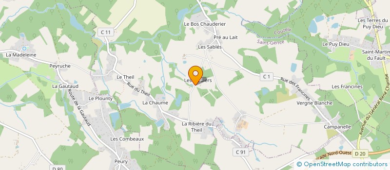 localisation de l'entreprise MONSIEUR ALEXIS BOULAIZ  SAINT-GENCE