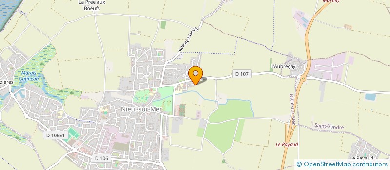 localisation de l'entreprise MONSIEUR ALEXIS BOULANGER  NIEUL-SUR-MER