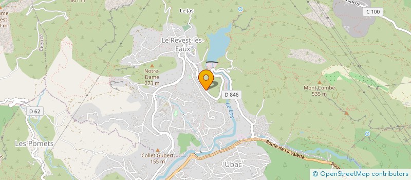 localisation de l'entreprise MONSIEUR ALEXIS BOULAY  LE REVEST-LES-EAUX