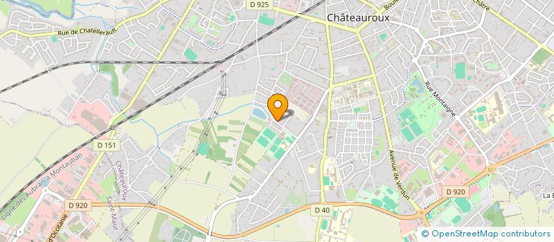 localisation de l'entreprise MONSIEUR ALEXIS BOURDIN à CHATEAUROUX