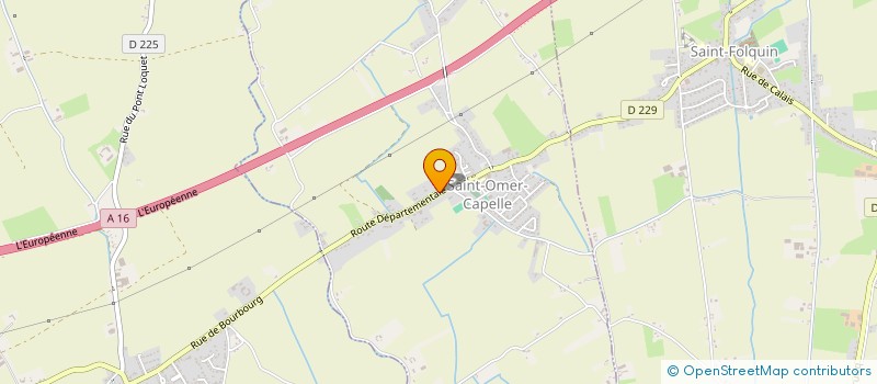 localisation de l'entreprise MONSIEUR ALEXIS BOURELLE  SAINT-OMER-CAPELLE