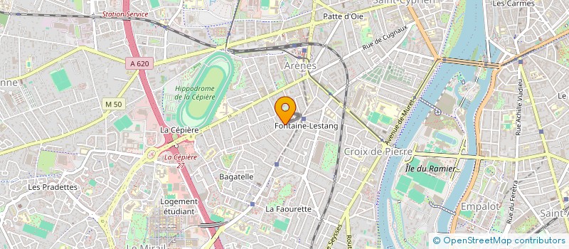 localisation de l'entreprise MONSIEUR ALEXIS BOURGEAIS  TOULOUSE