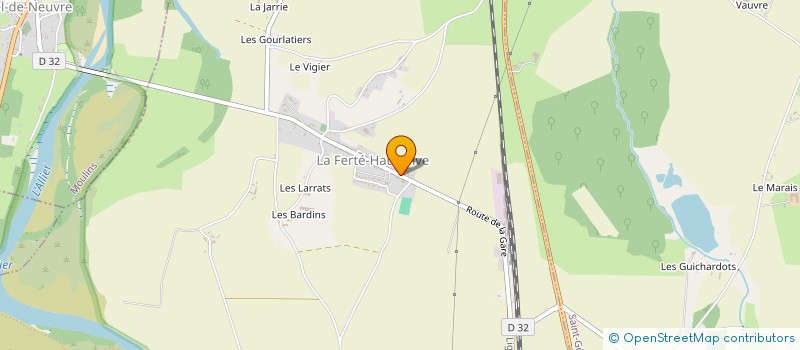 localisation de l'entreprise MONSIEUR ALEXIS BOUVET-GAYET  LA FERTE-HAUTERIVE