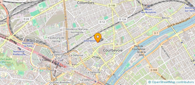 localisation de l'entreprise MONSIEUR ALEXIS BOUYGUES à COURBEVOIE