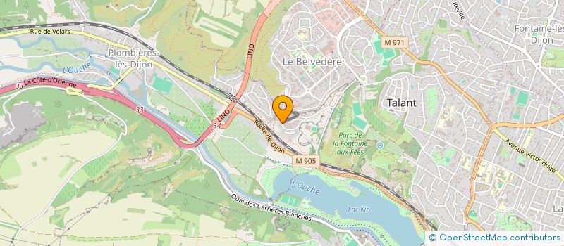 localisation de l'entreprise MONSIEUR ALEXIS BOYER  TALANT