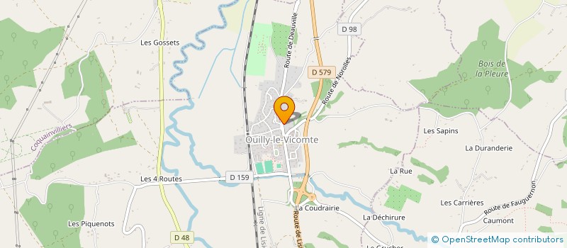 localisation de l'entreprise MONSIEUR ALEXIS BRASSEUR  OUILLY-LE-VICOMTE