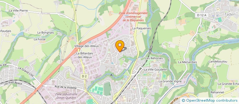 localisation de l'entreprise MONSIEUR ALEXIS BREDEL  TADEN