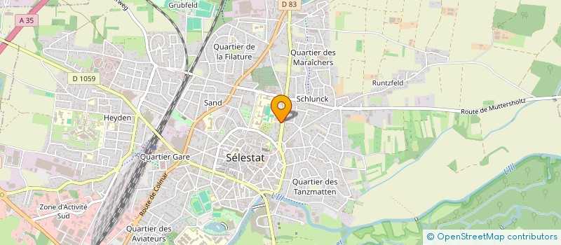 localisation de l'entreprise MONSIEUR ALEXIS BREISS  SELESTAT