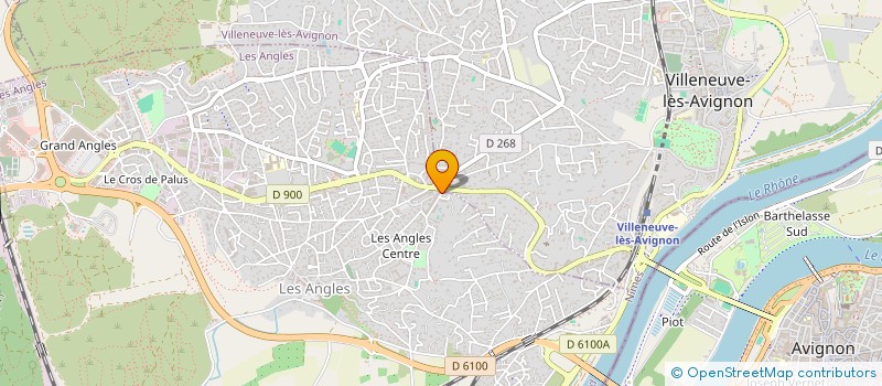 localisation de l'entreprise MONSIEUR ALEXIS BRET  LES ANGLES