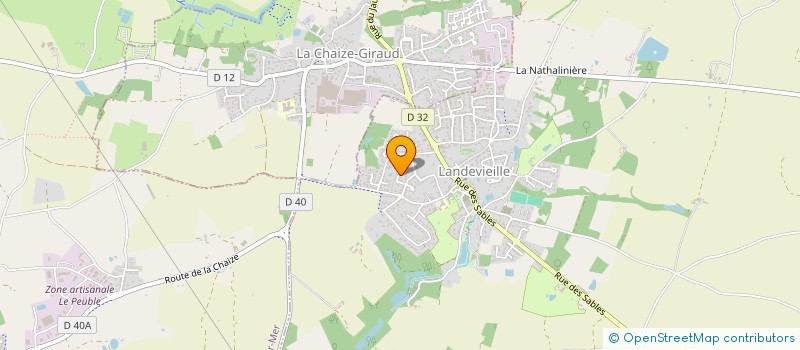 localisation de l'entreprise MONSIEUR ALEXIS BRETON à LANDEVIEILLE