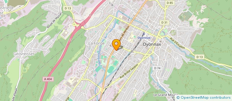 localisation de l'entreprise MONSIEUR ALEXIS BREZE à OYONNAX
