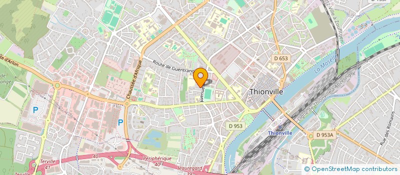 localisation de l'entreprise MONSIEUR ALEXIS BRIAULT  THIONVILLE