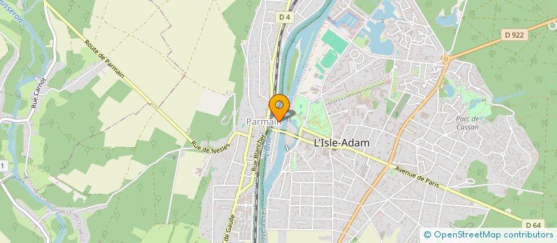 localisation de l'entreprise MONSIEUR ALEXIS BRIESACH  L'ISLE-ADAM