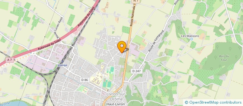 localisation de l'entreprise MONSIEUR ALEXIS BRIGNONE  LIVRON-SUR-DROME